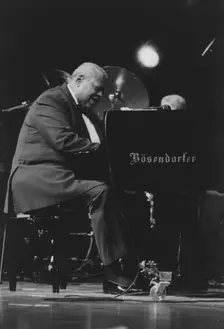 Oscar Peterson, North Sea Jazz Festival, Netherlands, 1995. Creator: Brian Foskett