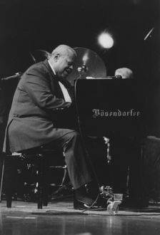 Oscar Peterson, North Sea Jazz Festival, Netherlands, 1995. Creator: Brian Foskett