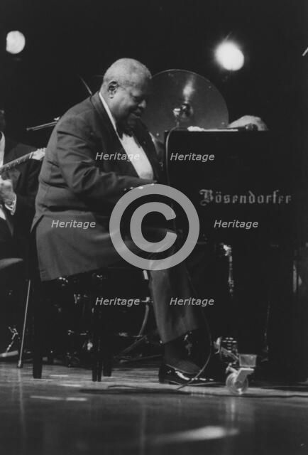 Oscar Peterson, North Sea Jazz Festival, Netherlands, 1995. Creator: Brian Foskett.