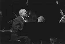 Oscar Peterson, North Sea Jazz Festival, Netherlands, 1995. Creator: Brian Foskett