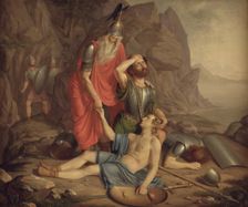 Oscar's death, 1828. Creator: Frederik Ludvig Storch
