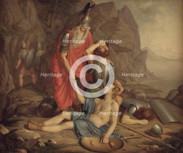 Oscar's death, 1828. Creator: Frederik Ludvig Storch.