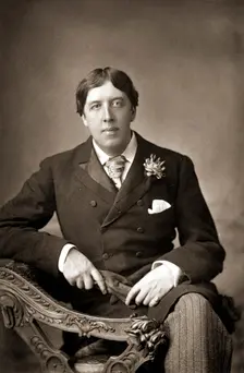 Oscar WiIde, Irish writer, wit and playwright, c1890