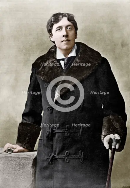 Oscar WiIde, Irish writer, wit and playwright, c1890. Artist: Unknown