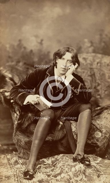Oscar Wilde, 1882. Creator: Napoleon Sarony.