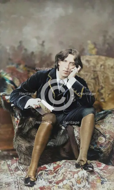 Oscar Wilde, 1882. Creator: Napoleon Sarony.