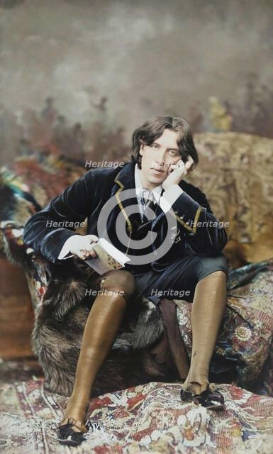 Oscar Wilde, 1882. Creator: Napoleon Sarony.