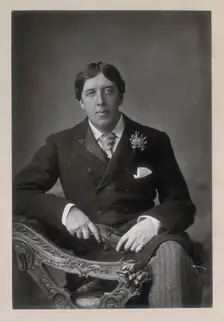 Oscar Wilde, c1890-c1894. Creator: W&D Downey