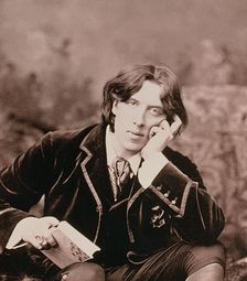 Oscar Wilde, Irish born playwright and wit, 1882. Creator: Unknown