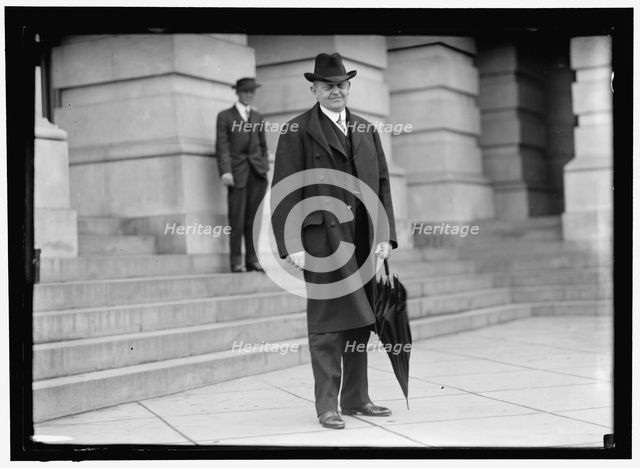 Oscar W. Underwood, between 1910 and 1917. Creator: Harris & Ewing.