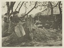 Osier-Peeling (Norfolk), c. 1883/87, printed 1888. Creator: Peter Henry Emerson