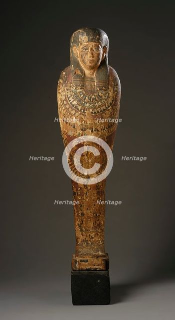 Osirid Funerary Figure, Late Period to Ptolemaic Period (724-31 BCE). Creator: Unknown.