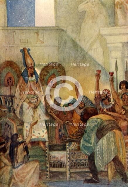 'Osiris beguiled into the Chest', 1915. Creator: Evelyn Paul.