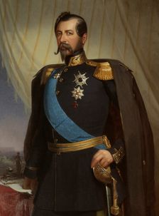 Oskar I, 1799-1859, King of Sweden and Norway, 1858. Creator: Carl Theodor Staaf