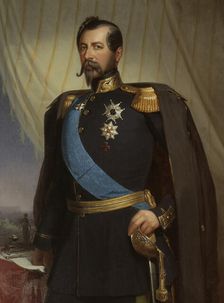 Oskar I, 1799-1859, King of Sweden and Norway, 1858. Creator: Carl Theodor Staaf