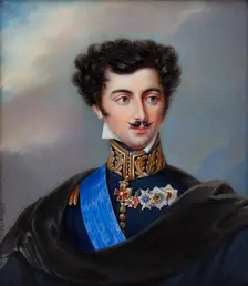 Oskar I as Crown Prince, 1822. Creator: Jakob Axel Gillberg