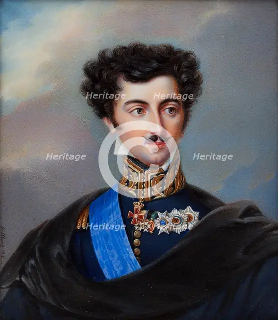 Oskar I as Crown Prince, 1822. Creator: Jakob Axel Gillberg.