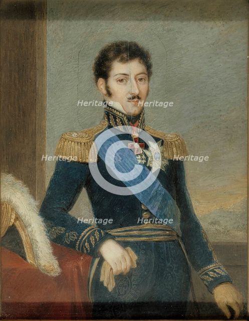 Oskar I as crown prince. Creator: Lorentz Svensson Sparrgren.