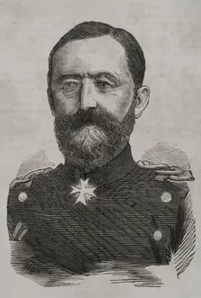 Oskar von Sperling (Oskar Ernst Karl von Sperling) (1814-1872), German major general, 1870. Creator: Unknown