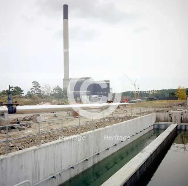 Oskarshamn nuclear power plant, Sweden, 1971. Creator: Göran Algård.