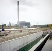 Oskarshamn nuclear power plant, Sweden, 1971. Creator: Göran Algård