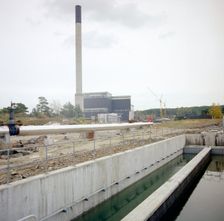 Oskarshamn nuclear power plant, Sweden, 1971. Creator: Göran Algård