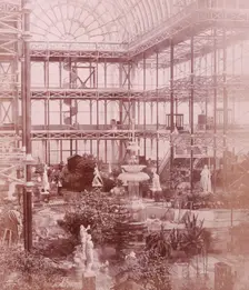 Osler's Crystal Fountain Crystal Palace, Sydenham, 1852-1854. Creator: Philip Henry Delamotte