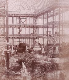 Osler's Crystal Fountain Crystal Palace, Sydenham, 1852-1854. Creator: Philip Henry Delamotte