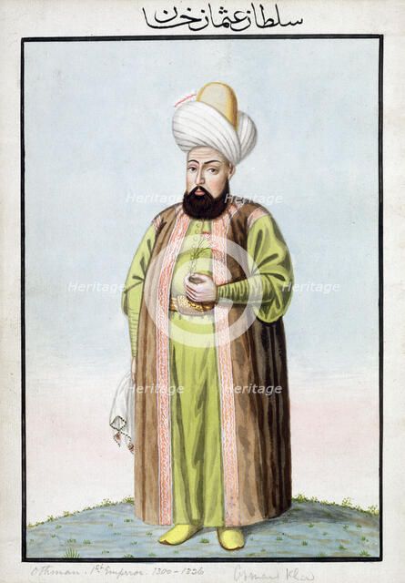 Osman I, Ottoman Emperor, (1808). Artist: John Young