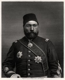 Osman Nuri Pasha, field marshal of the Ottoman Empire, 19th century. Artist: George J Stodart