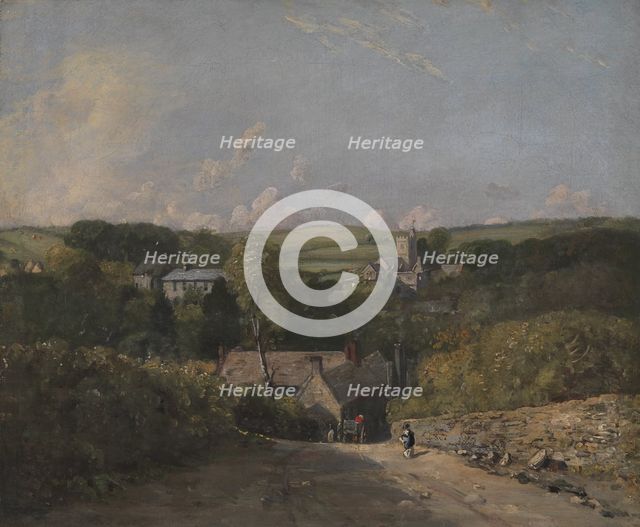 Osmington Village, 1816 to 1817. Creator: John Constable.