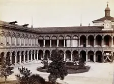 Ospedale Maggiore, Milan: the courtyard, between 1800 and 1899. Creator: Giacomo Brogi