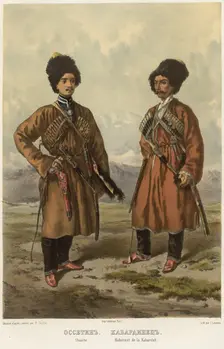 Ossetin. Kabardian, 1862. Creator: Frants Taikhel