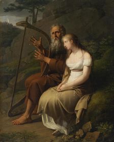 Ossian and Malvina, 1810. Creator: Krafft, Johann Peter (1780-1856)