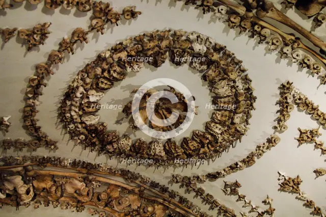 Ossuary chapel, Our Lady of the Conception of the Capuchins, Rome, Italy, 2009.  Creator: LTL.