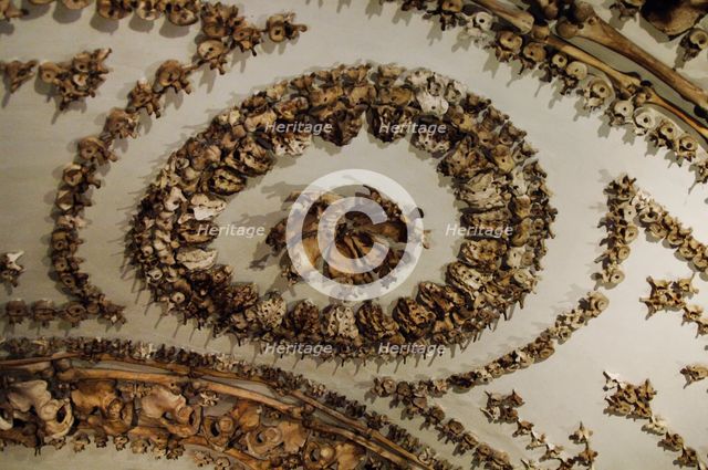 Ossuary chapel, Our Lady of the Conception of the Capuchins, Rome, Italy, 2009.  Creator: LTL.