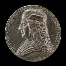 Ottaviano Sforza Riario, b. 1479, Count of Forli and Imola [obverse], c. 1498. Creator: Unknown