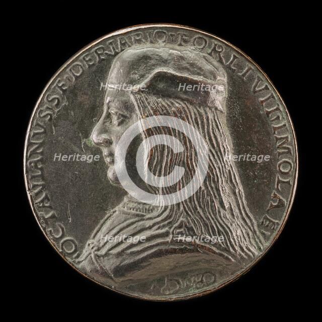 Ottaviano Sforza Riario, b. 1479, Count of Forli and Imola [obverse], c. 1498. Creator: Unknown.