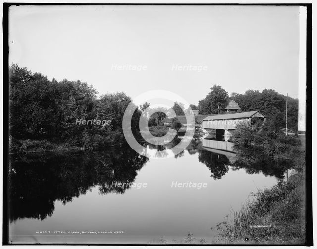 Otter Creek, Rutland, looking west, between 1900 and 1906. Creator: Unknown.