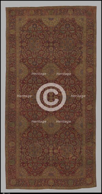 Ottoman Court Carpet, Egypt, late 16th-17th century. Creator: Unknown.