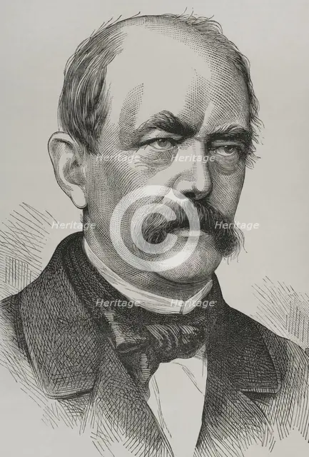 Otto von Bismarck (1815-1898), German statesman and politician, 1870. Creator: Unknown.