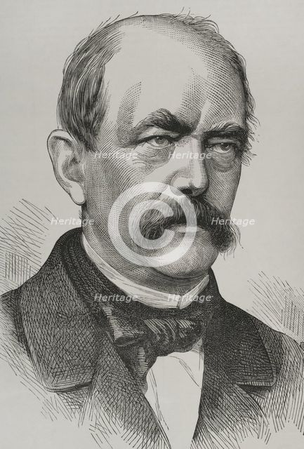 Otto von Bismarck (1815-1898), German statesman and politician, 1870. Creator: Unknown.