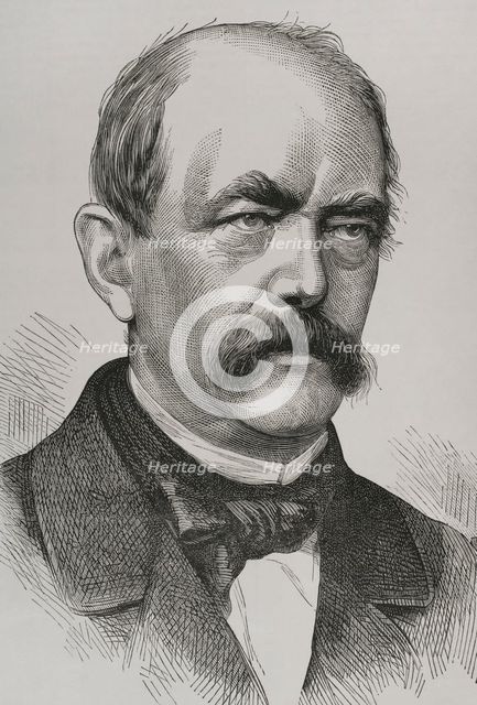 Otto von Bismarck, (1815-1898), German statesman and politician, 1870. Creator: Unknown.