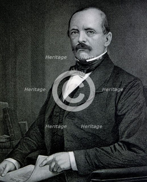 Otto von Bismarck (1815-1898), German statesman who set the great German Empire which was named f…