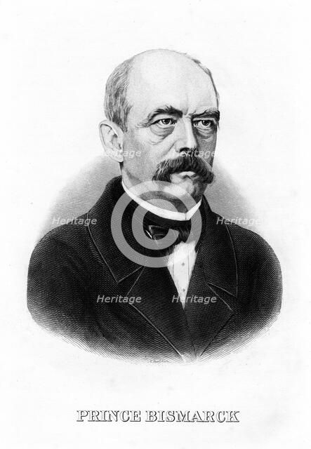 Otto von Bismarck, German statesman, 19th century. Artist: Unknown