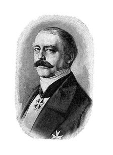 Otto von Bismarck, German statesman, as Prussian Envoy at the German Diet, 1858