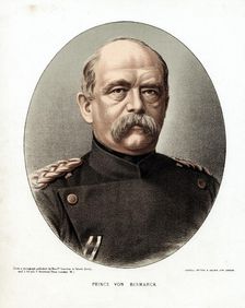 Otto von Bismarck, German statesman, c1880