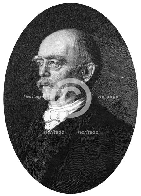 Otto von Bismarck, Duke of Lauenburg, German statesman, (1900). Artist: Unknown