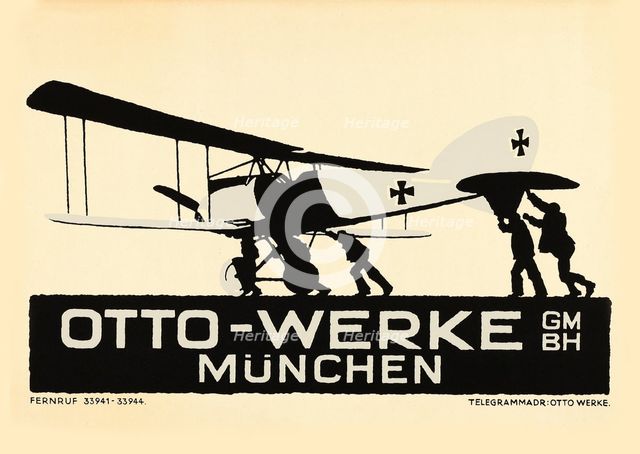 Otto-Werke, München , c. 1915. Creator: Hohlwein, Ludwig (1874-1949).