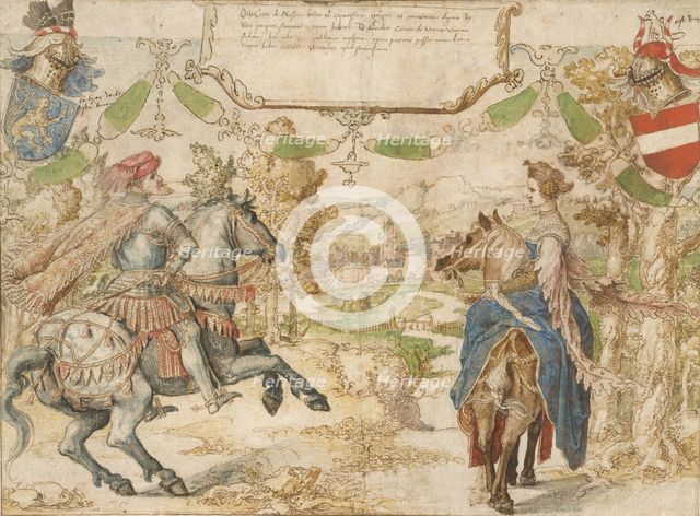 Otto, Count of Nassau and his Wife Adelheid van Vianen, 1530-35. Creator: Bernaert van Orley.